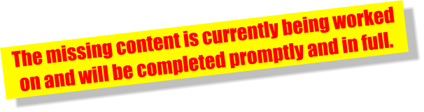 The missing content is currently being worked on and will be completed promptly and in full.